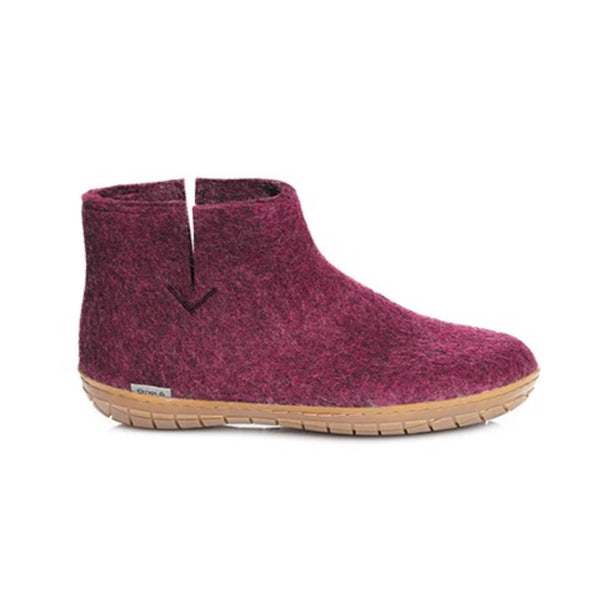 Boot with Honey Rubber - Cranberry