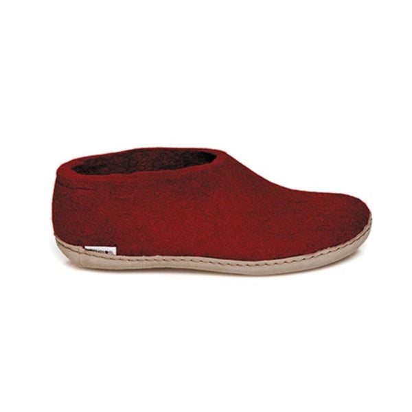 Shoe with Leather Sole - Red