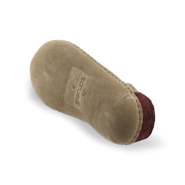 Slip-on with Leather Sole - Beet
