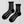 Sheer French Window Sock - Black