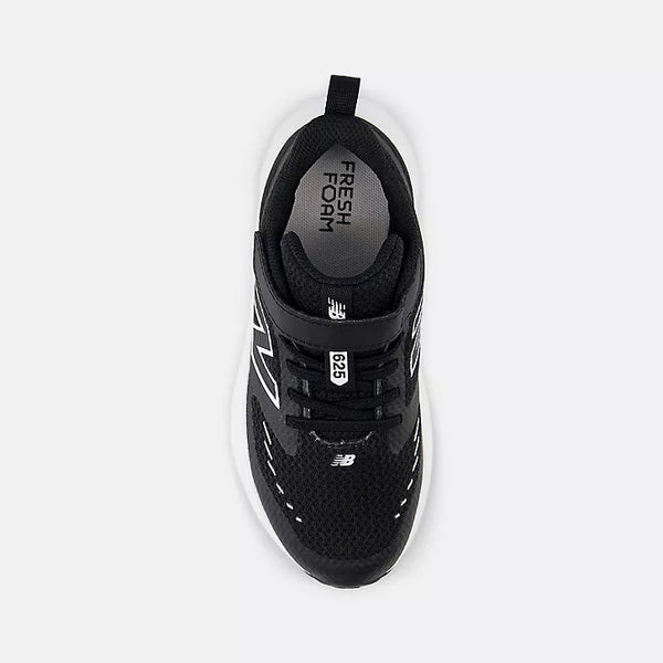 625 Hook & Loop - Black with White