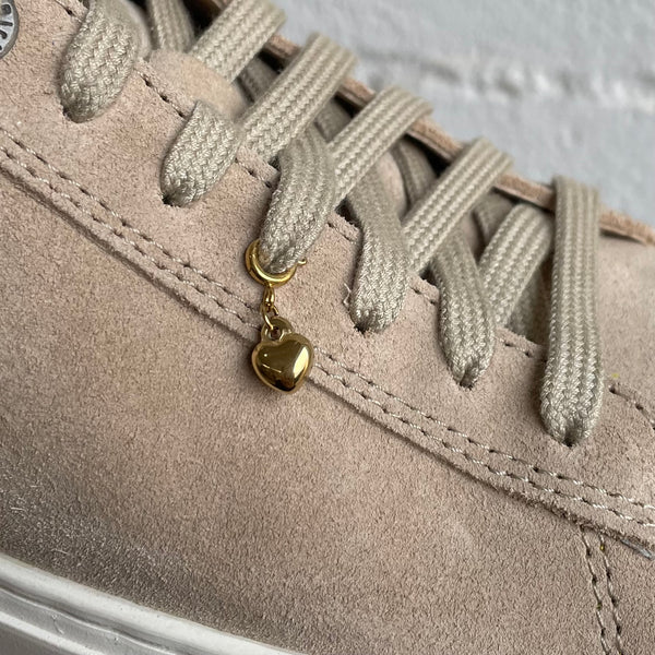 Shoe Charm - Mini Puff Heart