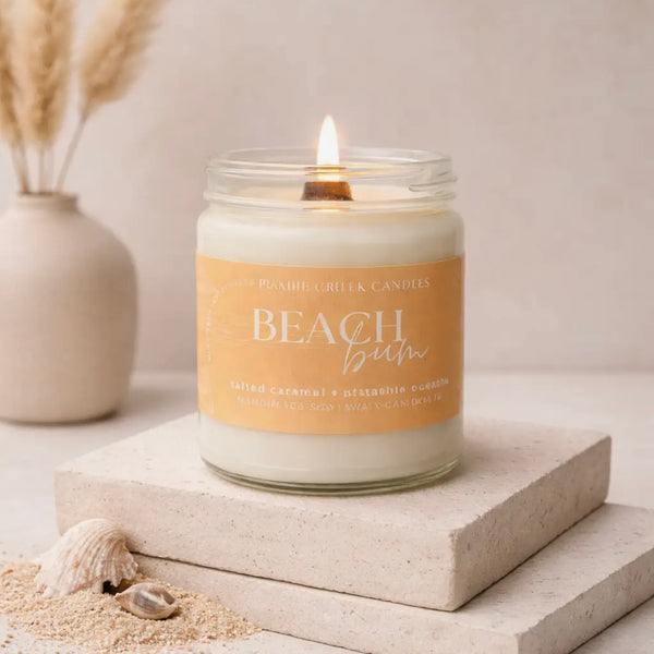 Wood Wick Jar Candle 8 oz - Beach Bum