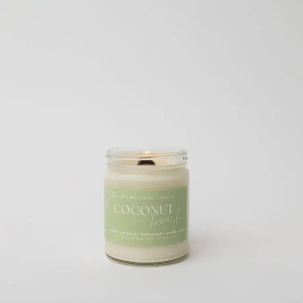 Wood Wick Jar Candle 8 oz - Coconut Beach