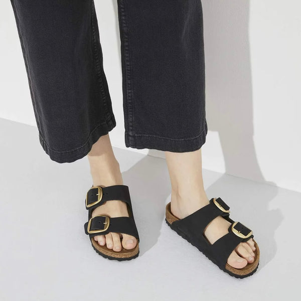 Arizona Big Buckle - Black Nubuck