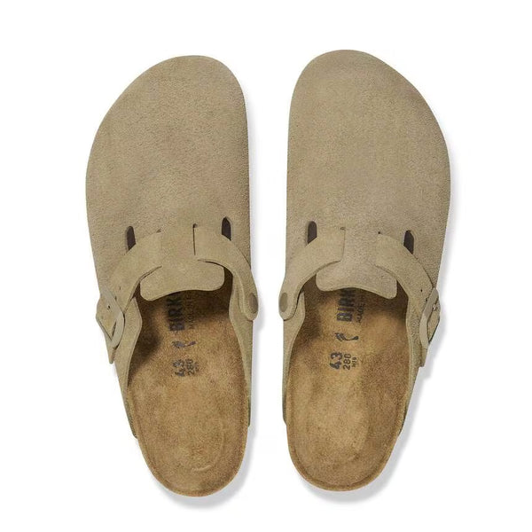 Boston - Suede Faded Khaki