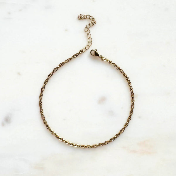 Twist Chain Anklet