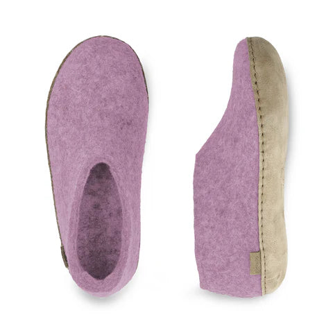 Shoe with Leather Sole - Flower