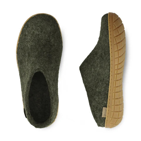Slip-on with Honey Rubber - Forest