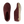 Shoe with Leather Sole - Beet