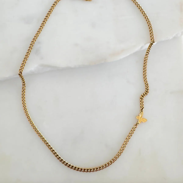 Butterfly Asymmetrical Necklace