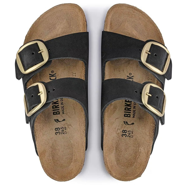 Arizona Big Buckle - Black Nubuck