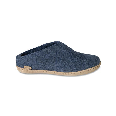 Slip-on with Leather Sole - Denim