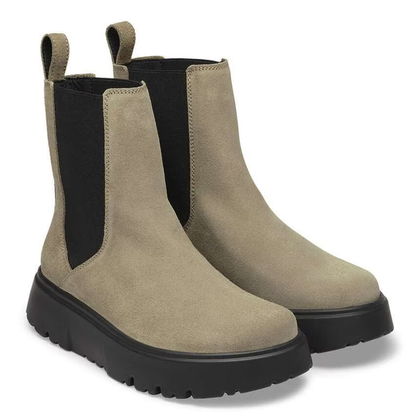 Theda Chelsea - Taupe Suede