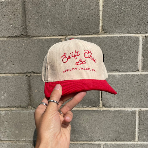Speedy Creek Hat - Red Corduroy