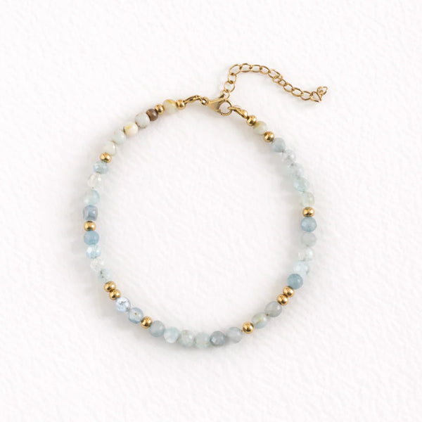 Aquamarine Gemstone Bracelet