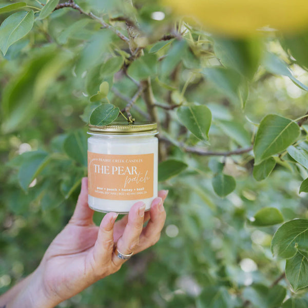 Wood Wick Jar Candle 8 oz - The Pear Patch