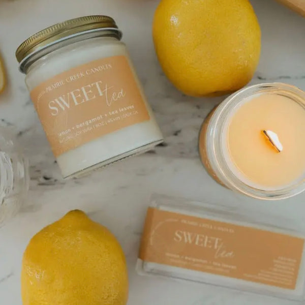 Wood Wick Jar Candle 8 oz - Sweet Tea