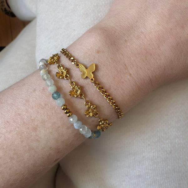 Aquamarine Gemstone Bracelet