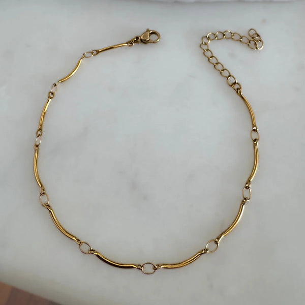 Curved Bar Anklet