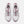 FuelCell Play Bungee Lace with Top Strap - Nb White with Stone Pink