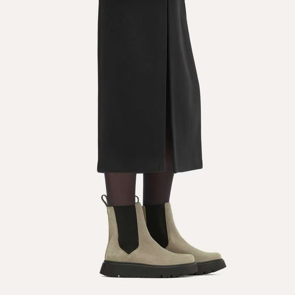 Theda Chelsea - Taupe Suede