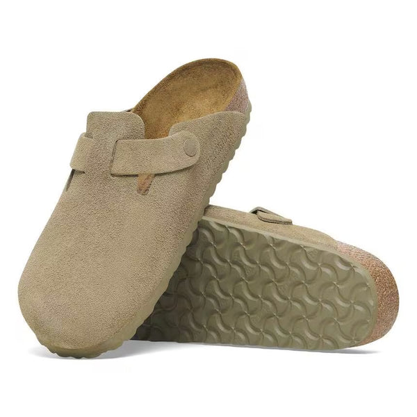 Boston - Suede Faded Khaki