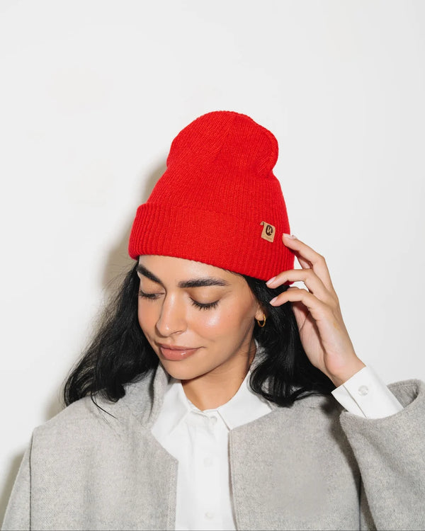 Classic Beanie - Apple Red