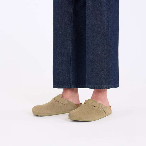 Boston - Suede Faded Khaki