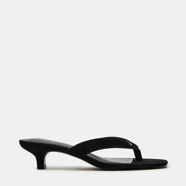 Tracie - Black Suede