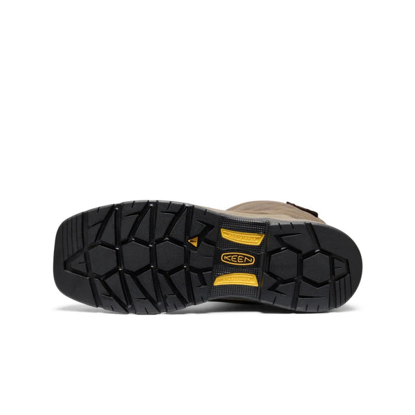CSA Work Boot: Flatland Pull-On - Dark Brown