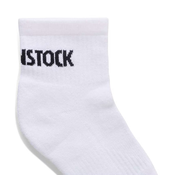 Cotton Crew Ankle - White