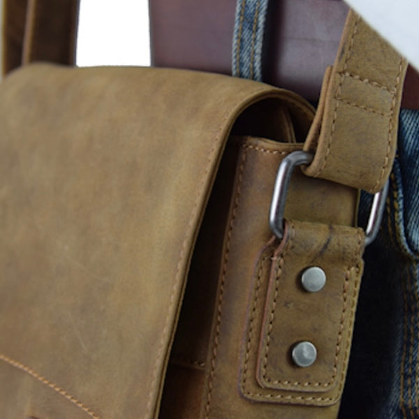 Crossbody Bag 2902 - Distressed Brown