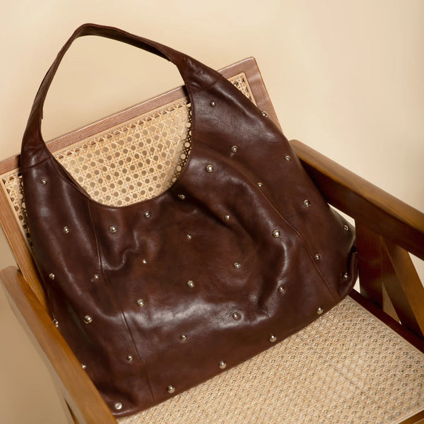 Lindsey Studded - Brown