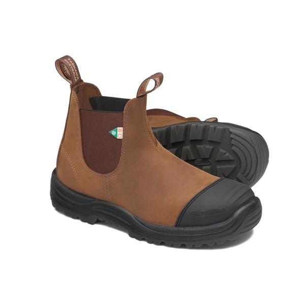 Blundstone 169 - Work & Safety Boot Saddle Brown with Toe Cap