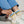 Gym Sock - Blue/Gold Stripe