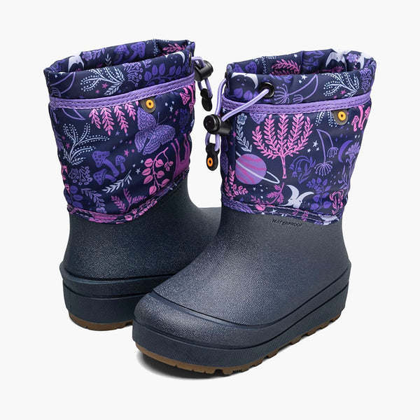 Snow Shell Cosmic Forest - Indigo Multi