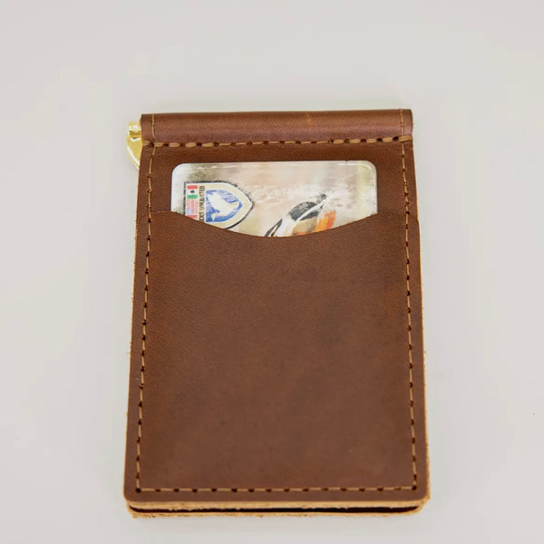 Money Clip Wallet - Antique Tan