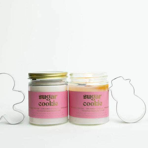 Wood Wick Jar Candle 8 oz - Sugar Cookie