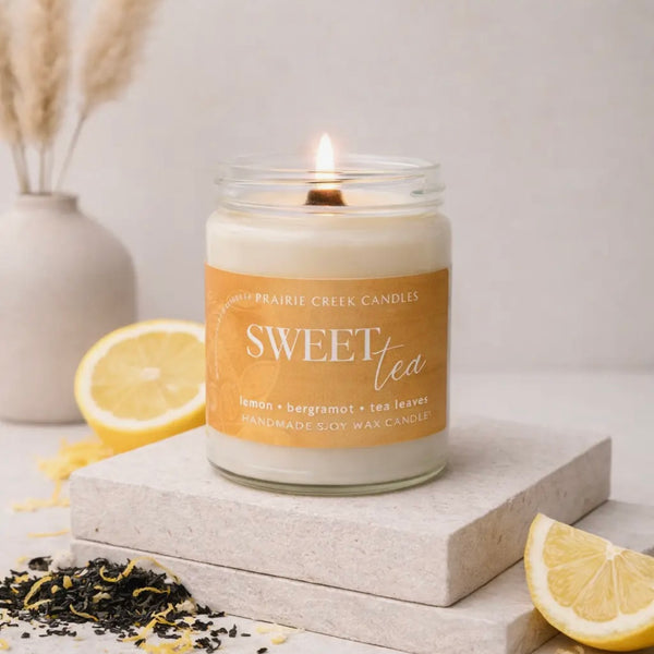 Wood Wick Jar Candle 8 oz - Sweet Tea