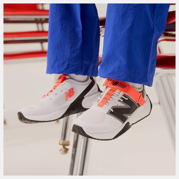 FuelCell Play Bungee with Top Strap - White with Urgent Red