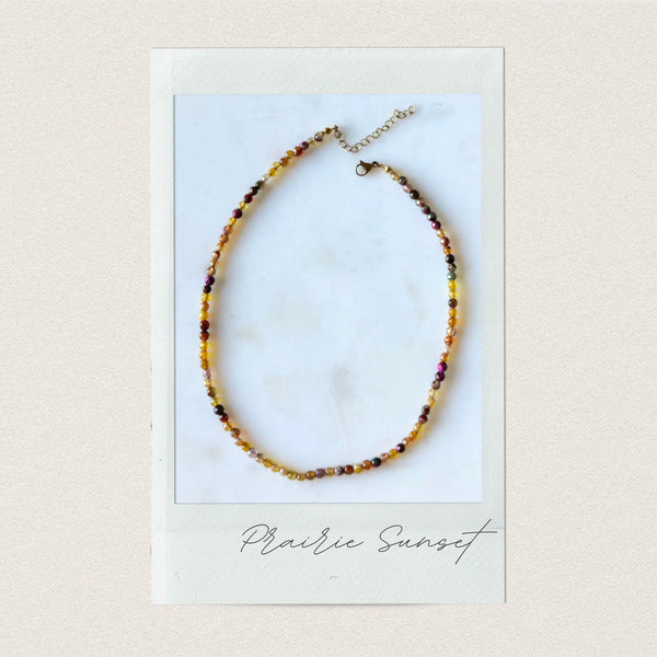Prairie Sunset Agate Necklace