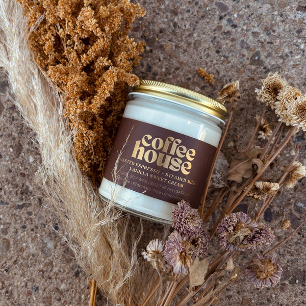 Wood Wick Jar Candle 8 oz - Coffee House