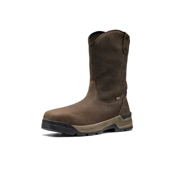 CSA Work Boot: Flatland Pull-On - Dark Brown