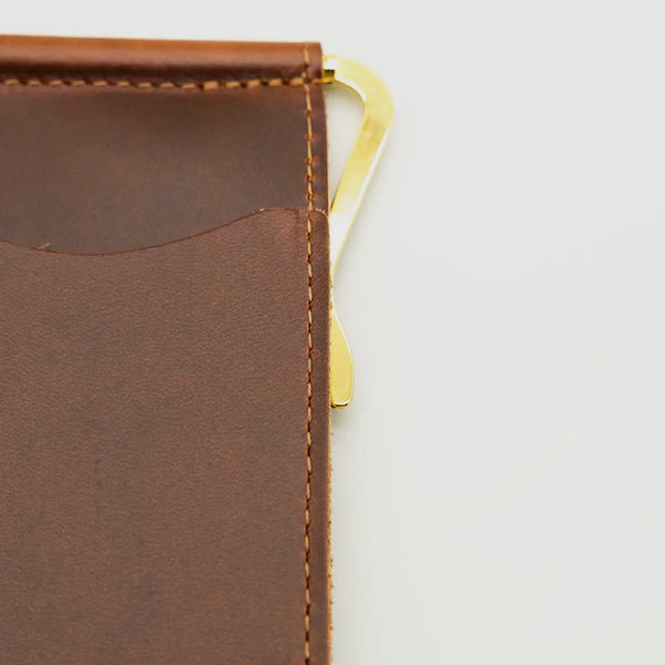 Money Clip Wallet - Antique Tan