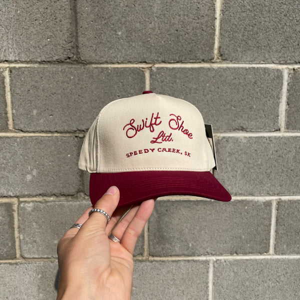 Speedy Creek Hat - Burgundy Canvas