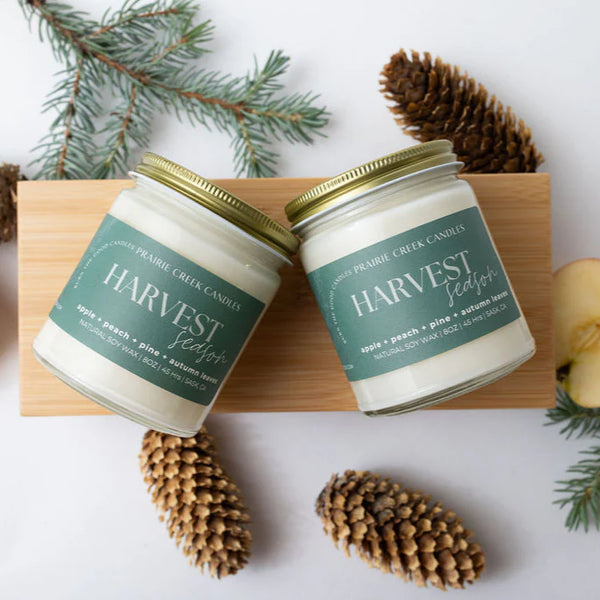 Wood Wick Jar Candle 8 oz - Harvest Season