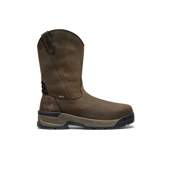 CSA Work Boot: Flatland Pull-On - Dark Brown