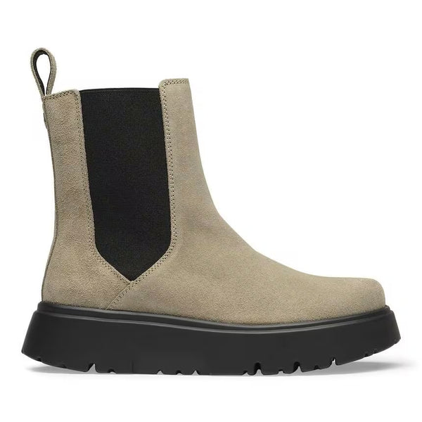Theda Chelsea - Taupe Suede