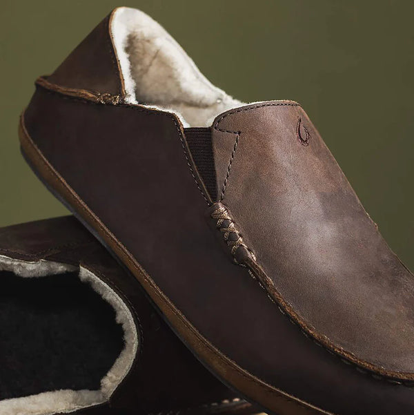 Moloa Slipper - Dark Wood